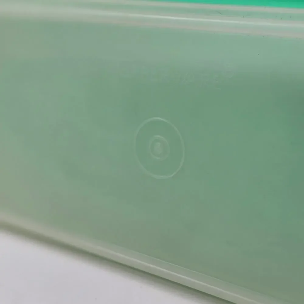 Tupperware Vintage Jadeite Green 3 Piece Celery Crisper #892-! Clear Lid #893-1